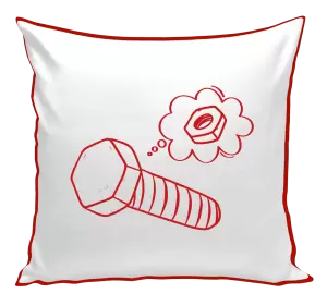 Polštář Šroubek - matička