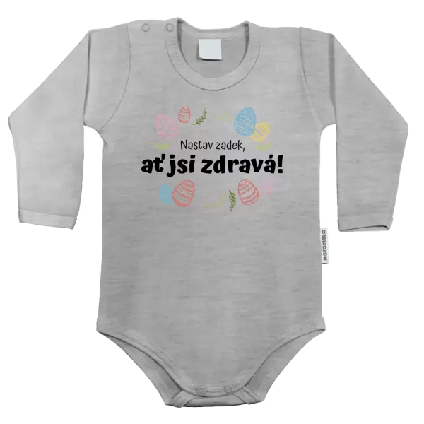 Dětské body Nastav zadek, ať jsi zdravá