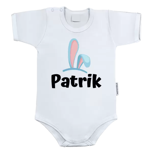 Dětské body Modrá ouška se jménem