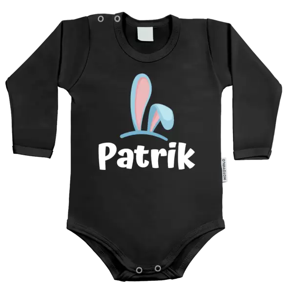 Dětské body Modrá ouška se jménem