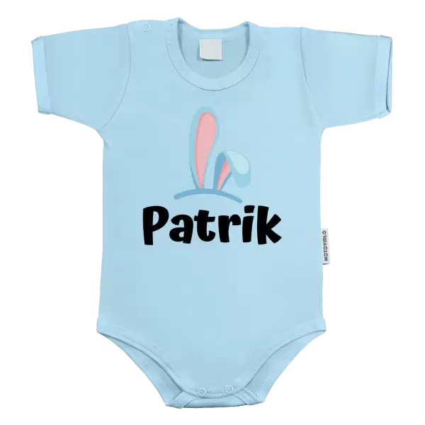 Dětské body Modrá ouška se jménem