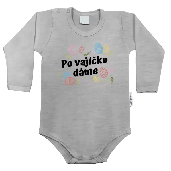 Dětské body Po vajíčku dáme