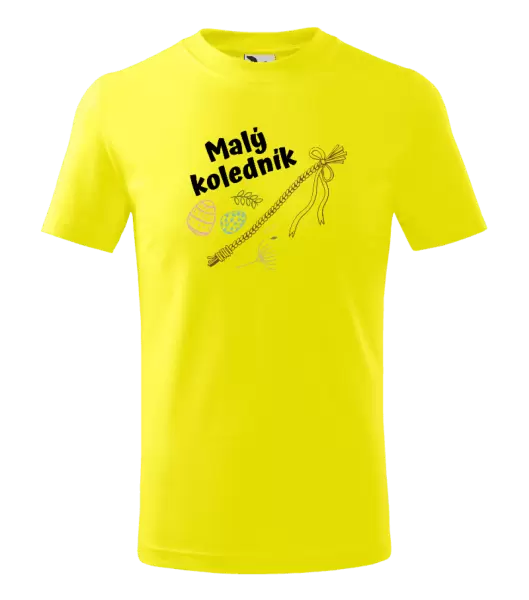 Dětské velikonoční tričko Malý koledník