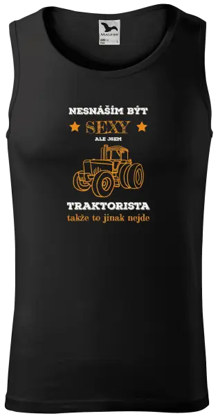 Pánské tílko Nesnáším být sexy, ale jsem traktorista
