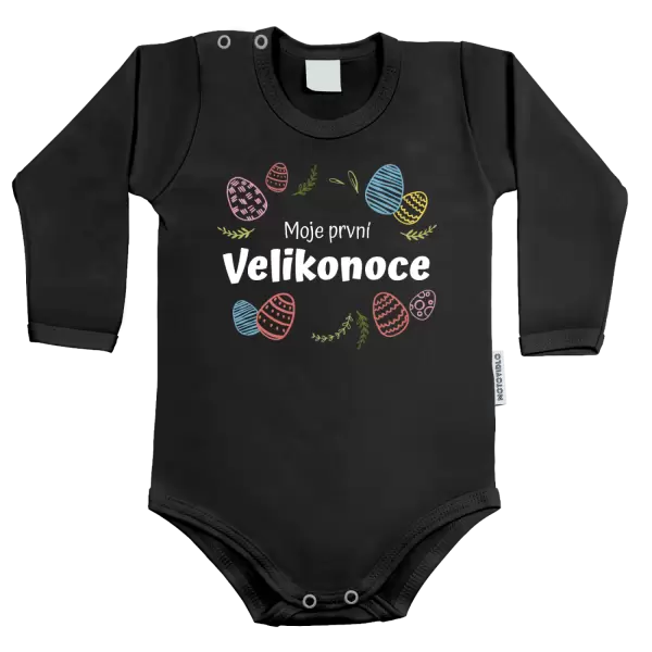 Dětské body Moje první Velikonoce - barevná vajíčka
