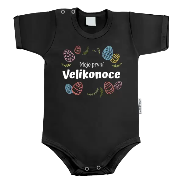 Dětské body Moje první Velikonoce - barevná vajíčka