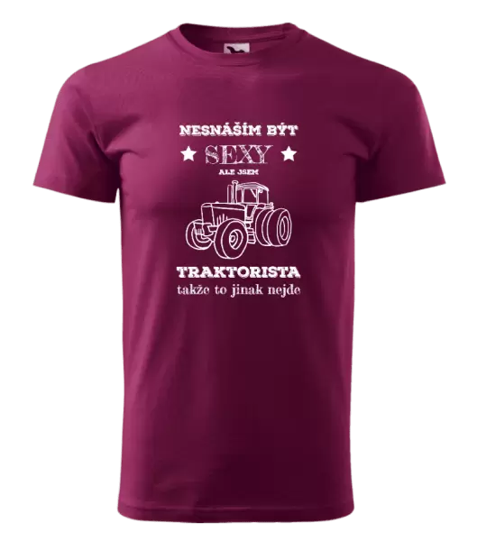 Pánské tričko Nesnáším být sexy, ale jsem traktorista