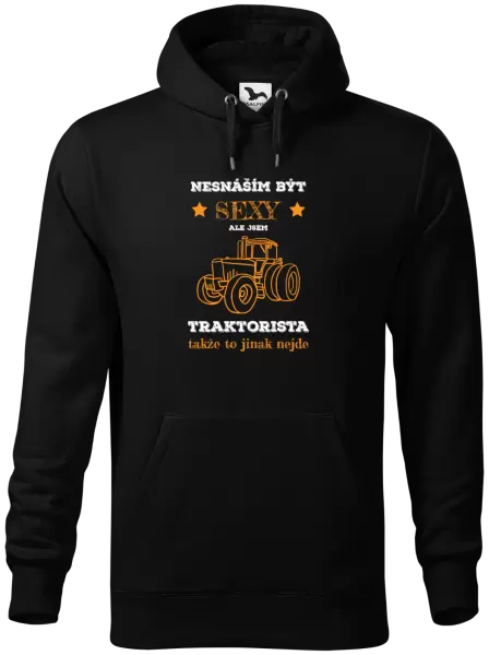 Pánská mikina Nesnáším být sexy, ale jsem traktorista