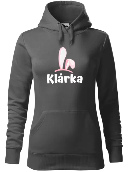 Dámská velikonoční mikina Růžová ouška se jménem