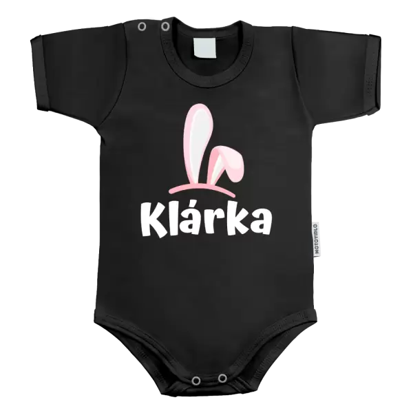 Dětské body Růžová ouška se jménem