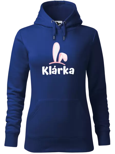 Dámská velikonoční mikina Růžová ouška se jménem