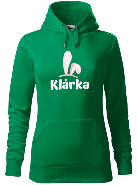 Dámská velikonoční mikina Růžová ouška se jménem