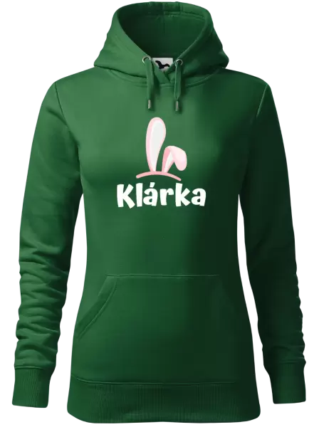 Dámská velikonoční mikina Růžová ouška se jménem