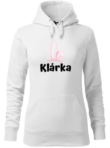 Dámská velikonoční mikina Růžová ouška se jménem