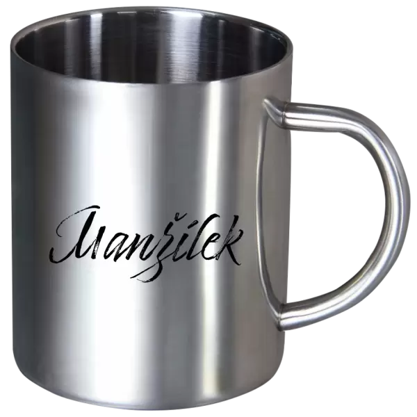 Nerezový hrnek Manžílek