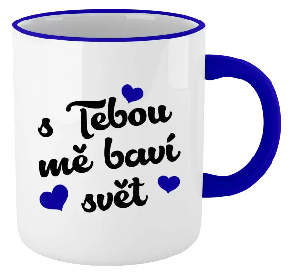 Hrnek S tebou mě baví svět