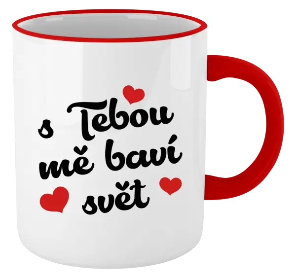 Hrnek S tebou mě baví svět