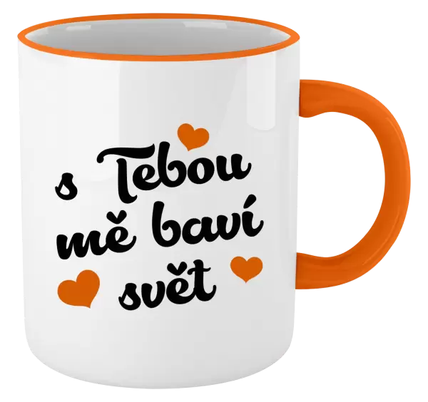 Hrnek S tebou mě baví svět