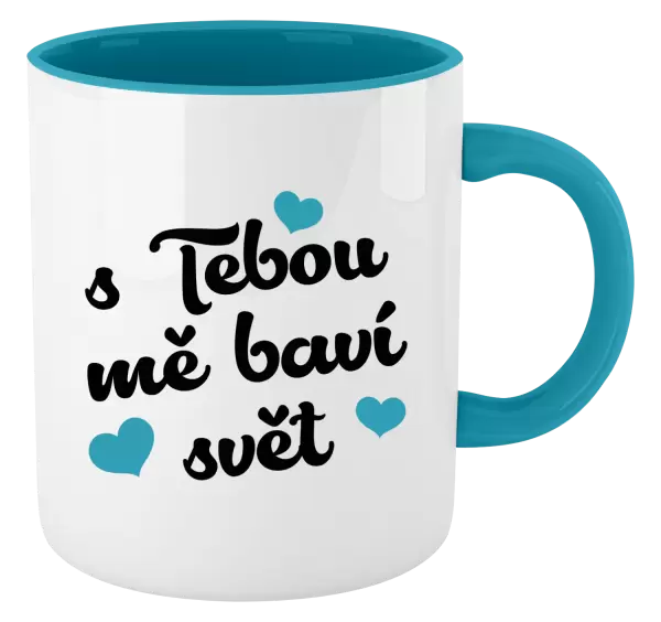 Hrnek S tebou mě baví svět