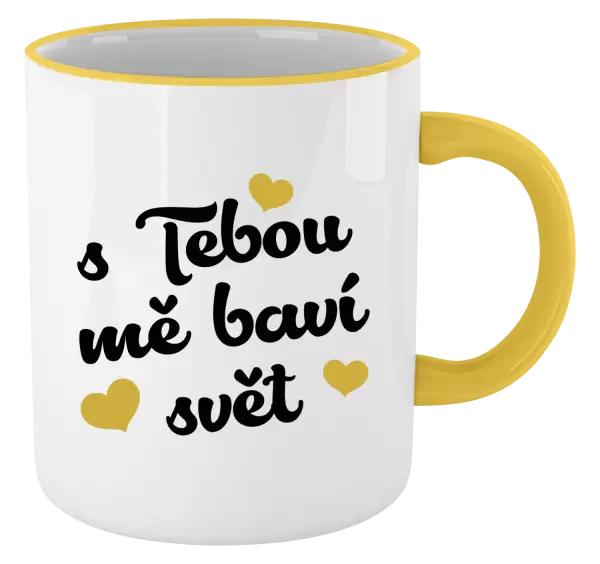 Hrnek S tebou mě baví svět
