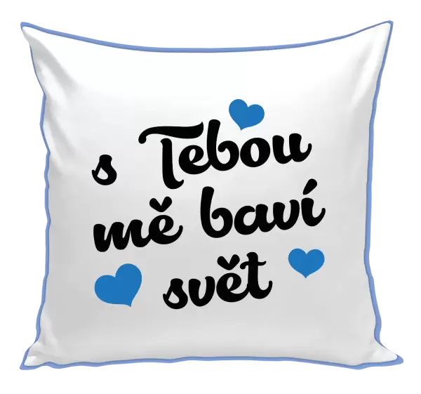 Polštář S tebou mě baví svět