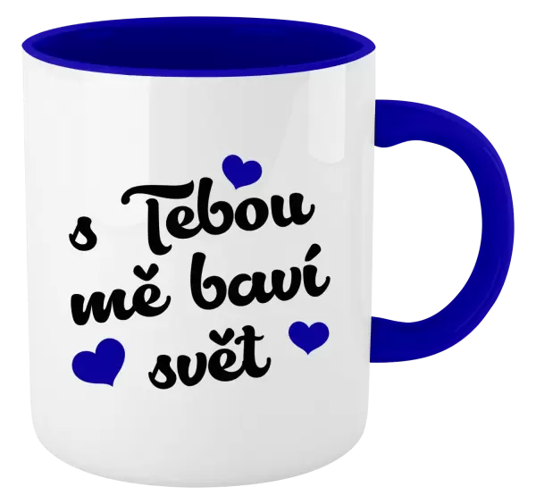 Hrnek S tebou mě baví svět