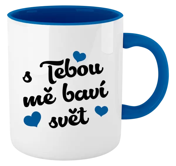 Hrnek S tebou mě baví svět