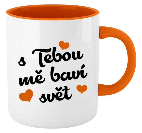 Hrnek S tebou mě baví svět