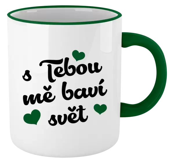 Hrnek S tebou mě baví svět