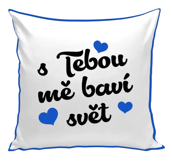 Polštář S tebou mě baví svět