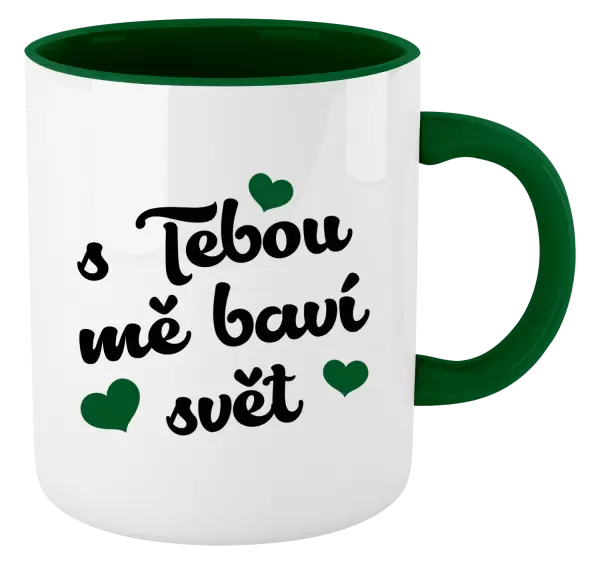 Hrnek S tebou mě baví svět