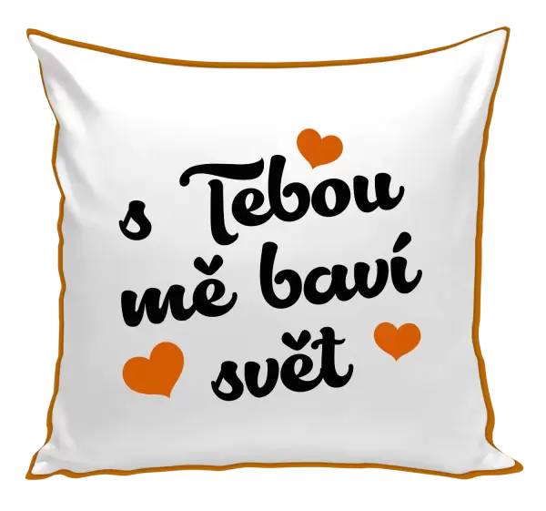Polštář S tebou mě baví svět