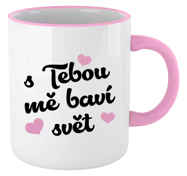 Hrnek S tebou mě baví svět