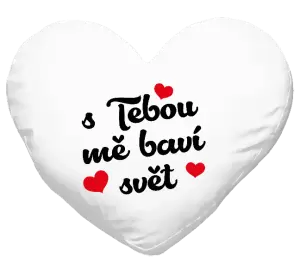 Polštář S tebou mě baví svět