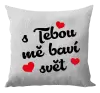 Polštář S tebou mě baví svět