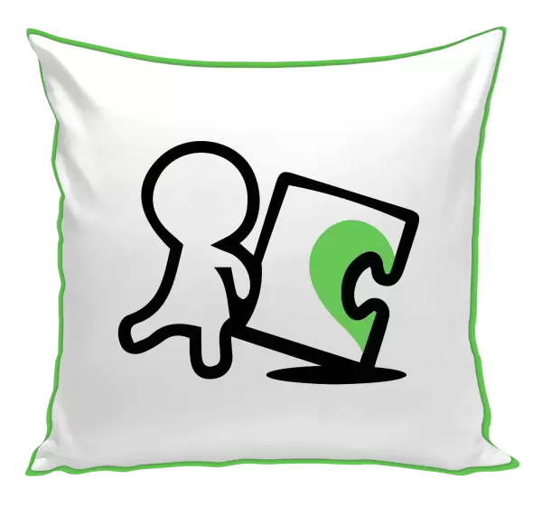 Polštář Puzzle woman