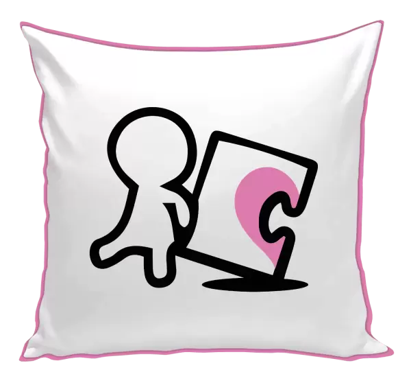 Polštář Puzzle woman