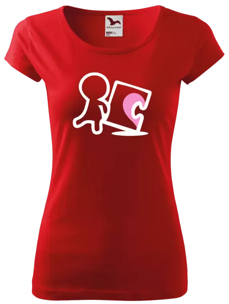 Dámské tričko Puzzle woman