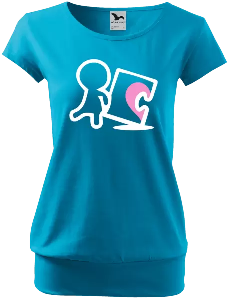 Dámské tričko Puzzle woman