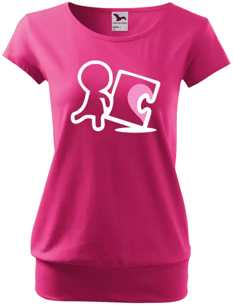 Dámské tričko Puzzle woman