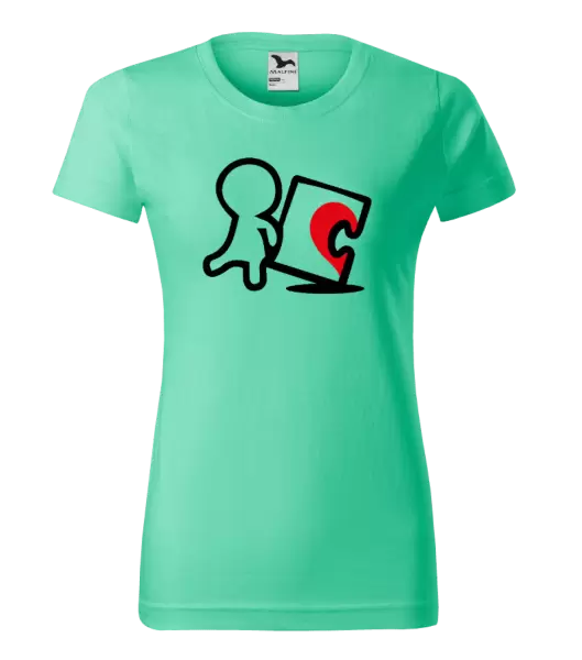 Dámské tričko Puzzle woman