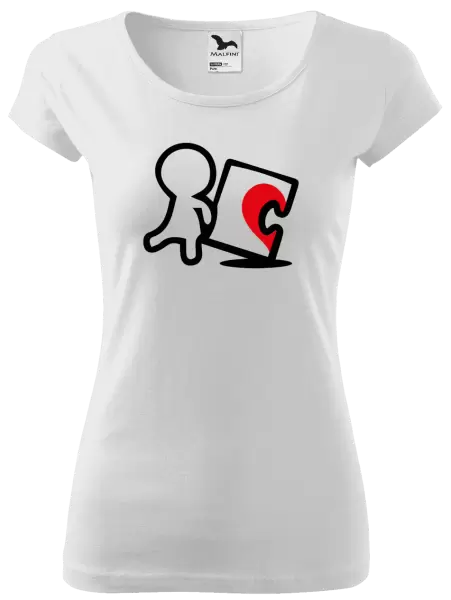 Dámské tričko Puzzle woman