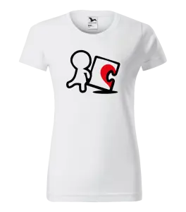 Dámské tričko Puzzle woman