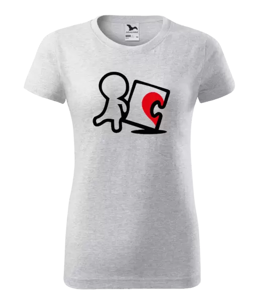 Dámské tričko Puzzle woman