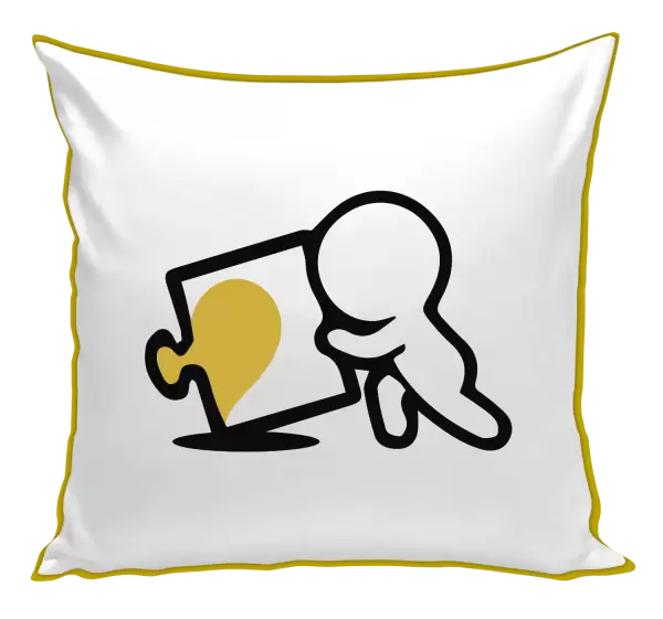 Polštář Puzzle man