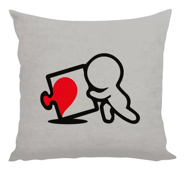 Polštář Puzzle man