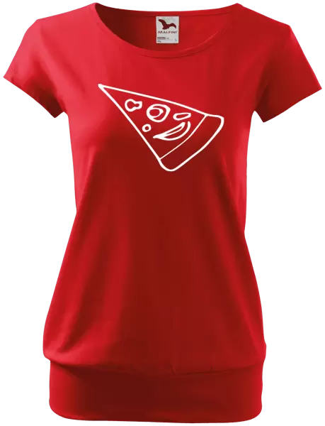 Dámské tričko Pizza - kousek