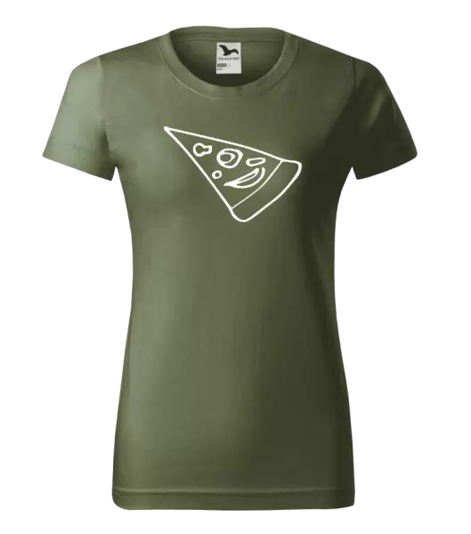 Dámské tričko Pizza - kousek