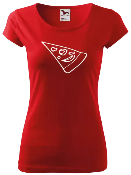 Dámské tričko Pizza - kousek