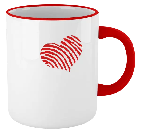 Hrnček Odtlačok srdca